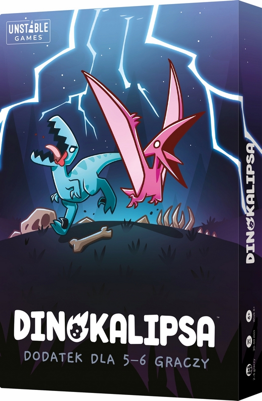 Spoločenská hra Dinocalypse: Rebel – rozšírenie pre 5-6 hráčov